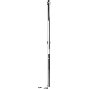 Полотенцесушитель электрический Indigo Style LSE120-3Rt серебристый