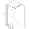 Душевая перегородка IDDIS Slide SLI8BS8i23 Walk In 80x195