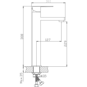 Смеситель для раковины Haiba HB803 HB11803