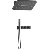 Душевой комплект Timo Petruma SX-5249/03SM С ВНУТРЕННЕЙ ЧАСТЬЮ, с термостатом, матовый черный