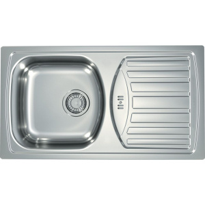 Купить Комплект Мойка кухонная Alveus Basic 150 сталь + Смеситель Siros 1132901 брашированная сталь в Москве с доставкой Комплект Мойка кухонная Alveus Basic 150 сталь + Смеситель Siros 1132901 брашированная сталь