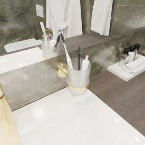 Стакан Fixsen Comfort Gold FX-87006 золото сатин