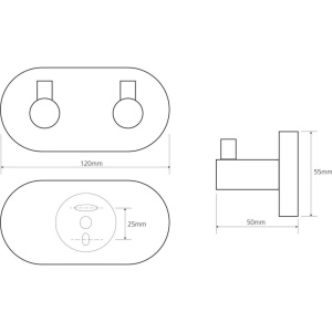 Крючок Bemeta Omega 104405202