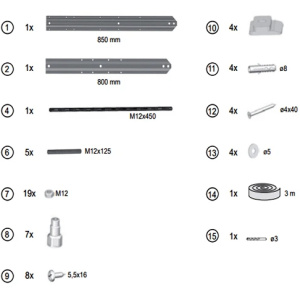 Опоpная констpукция для ванны Ravak Rosa CY55000000 универсальная