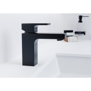 Купить Смеситель для раковины Hansgrohe Vernis Shape 71569670 черный в Москве с доставкой Смеситель для раковины Hansgrohe Vernis Shape 71569670 черный