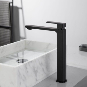 Смеситель для раковины Vincea Next VBF-1N2MB черный матовый