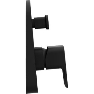 Смеситель для ванны с душем Ravak 10° Free X070156 С ВНУТРЕННЕЙ ЧАСТЬЮ, черный матовый