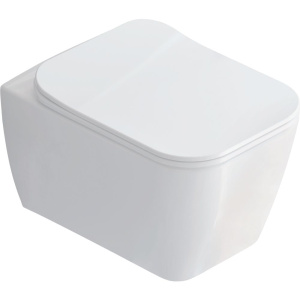 Комплект  Унитаз подвесной STWORKI Монтре SETK3204-2616 безободковый, с микролифтом + Система инсталляции для унитазов TECE Base K440407 с кнопкой смы