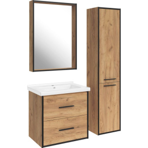 Купить Шкаф-пенал ASB-Mebel Монца 35, подвесной, дуб золотой в Москве с доставкой Шкаф-пенал ASB-Mebel Монца 35, подвесной, дуб золотой