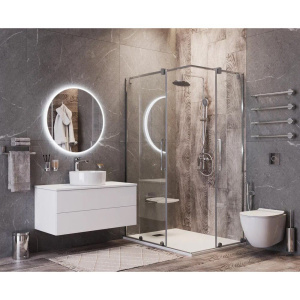 Унитаз подвесной BOND Oval F01-10 безободковый, с микролифтом, белый