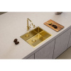 Мойка кухонная Alveus Kombino Monarch 50 золото, встраиваемая сверху