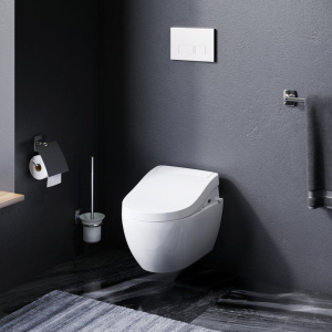 Купить Унитаз подвесной AM.PM Awe C111739SC с крышкой биде в Москве с доставкой Унитаз подвесной AM.PM Awe C111739SC с крышкой биде