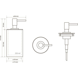 Дозатор Bemeta Gamma 145609320