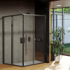 Душевой уголок Ravak Blix Slim BLSRV2K 90x90, профиль черный