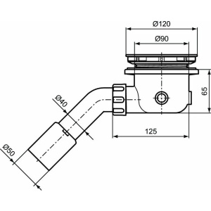 Купить Сифон для поддона Ideal Standard Connect T8520AA в Москве с доставкой Сифон для поддона Ideal Standard Connect T8520AA