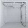 Душевой уголок Vincea Garda VSS-1G8011CL 110x80, профиль хром, стекло прозрачное