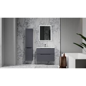 Мебель для ванной Raval Wector 80, подвесная, антрацит