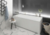 Акриловая прямоугольная ванна Aquatek Eco-Friendly Ника 150х75 без фронтального экрана, без гидромассажа, без опоры(каркаса)