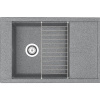 Мойка кухонная AQUATON Делия 78 серая