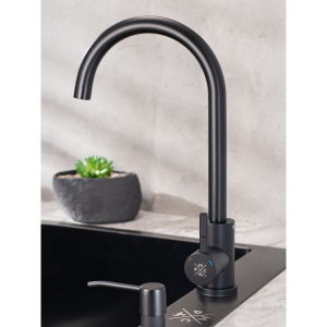 Смеситель для кухни РМС Sus124bl SUS124BL-017F чёрный