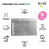 Мойка кухонная IDDIS Haze HAZ78SLi77 L, сатин