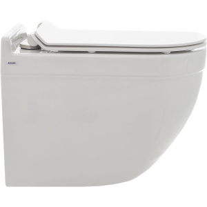 Унитаз подвесной AQUAme AQM2006 безободковый, с микролифтом