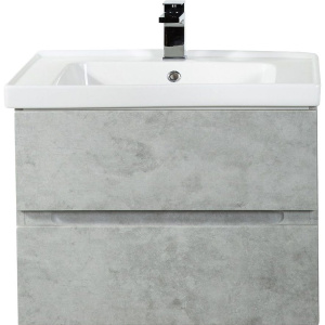 Тумба с раковиной Art&Max Techno подвесная, 70, бетон лофт натуральный