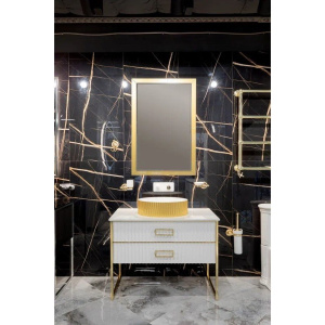 Зеркало Armadi Art Vallessi Dolce 105х70 gold