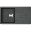 Мойка кухонная 86х50 Aquaton Верона одним с крылом графит 1A710032VR210