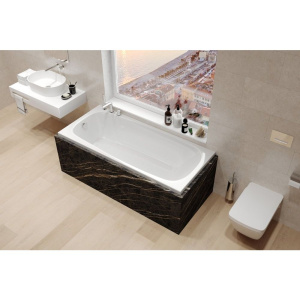 Акриловая ванна WHITECROSS Layla 170x75 см, с каркасом