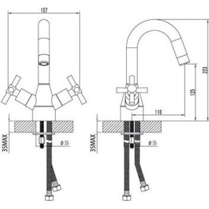 Купить Смеситель для раковины Lemark Neo LM2207C в Москве с доставкой Смеситель для раковины Lemark Neo LM2207C