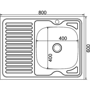 Мойка кухонная Mixline 527971