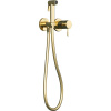 Гигиенический душ Teska Atlas Tera T5737 со смесителем, С ВНУТРЕННЕЙ ЧАСТЬЮ, золотой