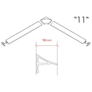 Набор заглушек и уголков Ravak 11 B460000001