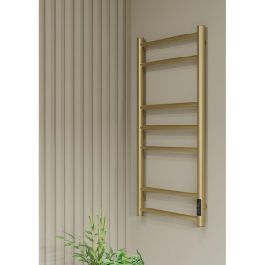 Полотенцесушитель электрический Двин L neo 80х40, матовое золото