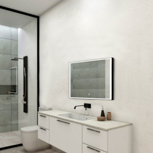 Купить Зеркало Art&Max Arezzo 100х80 черное в Москве с доставкой Зеркало Art&Max Arezzo 100х80 черное