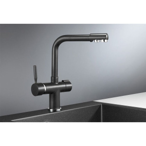 Смеситель для кухни Granula 2088, черный