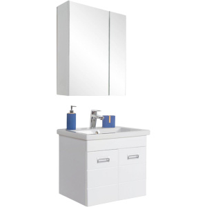 Тумба с раковиной Orange Таис 60 подвесная, белый глянец