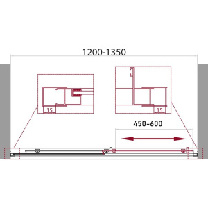 Купить Душевой уголок BelBagno Unique UNIQUE-AH-1-120/135-90-C-Cr в Москве с доставкой Душевой уголок BelBagno Unique UNIQUE-AH-1-120/135-90-C-Cr