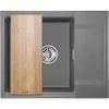 Мойка кухонная Granula Estetica 6202, графит