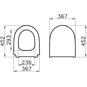 Купить Крышка-сиденье VitrA Sento с микролифтом 120-483-009 в Москве с доставкой Крышка-сиденье VitrA Sento с микролифтом 120-483-009