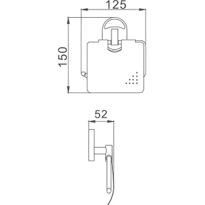 Держатель туалетной бумаги Haiba HB19 03