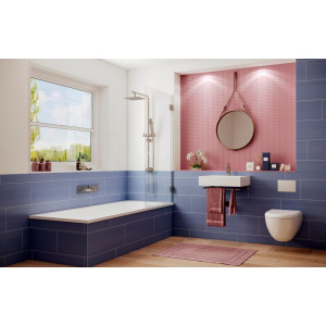 Шторка на ванну Ambassador Bath Screens 16041101 70х140, профиль хром