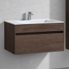Тумба с раковиной Vincea Chiara 80 темный дуб