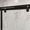 Душевой уголок Ceruttispa Marbella 120B-L 120x80, профиль черный