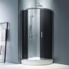 Душевой уголок AM.PM Like W83G-315-090CG64 90x90 профиль матовый хром, стекло тонированное