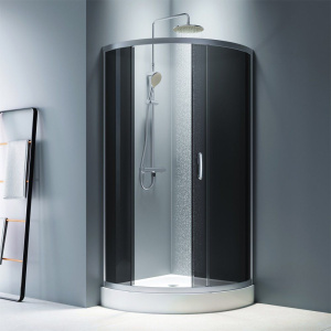 Душевой уголок AM.PM Like W83G-315-090CG64 90x90 профиль матовый хром, стекло тонированное