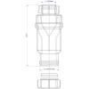 Сифон для раковины McAlpine MRNRV32-PB