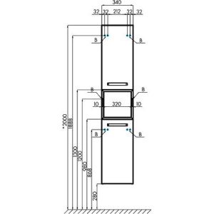 Купить Полка AQUATON Лофт Фабрик дуб эндгрейн в Москве с доставкой Полка AQUATON Лофт Фабрик дуб эндгрейн