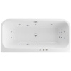 Акриловая ванна Excellent Arana WAEX.ARA18.SMART 180x85 см, с гидромассажем, с каркасом, со сливом-переливом